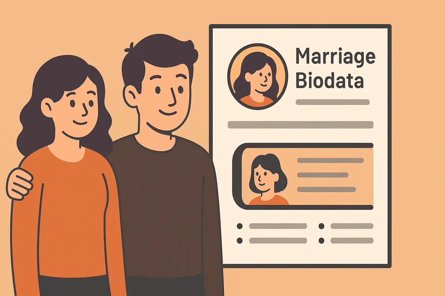 Marriage Biodata Format Guide for Word and PDF Creation
